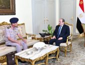 السيد الرئيس عبد الفتاح السيسي، يستقبل الفريق أول محمد زكي القائد العام للقوات المسلحة وزير الدفاع والإنتاج الحربي.