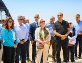 ‏وزيرتا البيئة والتنمية المحلية  ومحافظ الاسكندرية يقومون بزيارة تفقدية لمدفن الحمام لمتابعة عملية التخلص الآمن من المخلفات